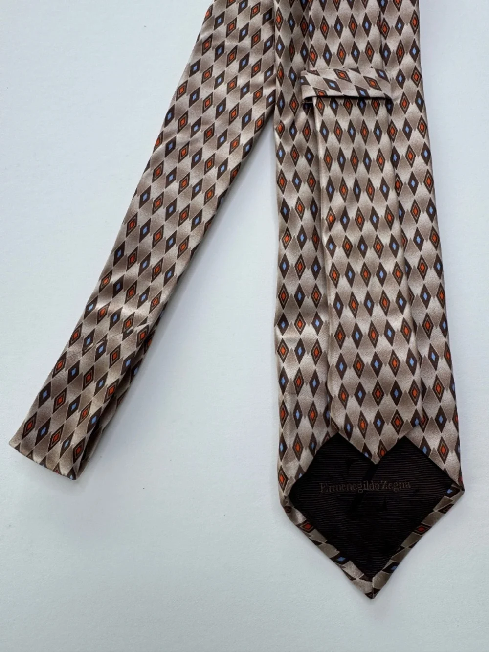 Ermenegildo Zegna 100% Silk Tie 3.5
